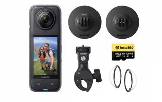 Akční kamera Insta360 X4 - Motocyklový balíček INST742