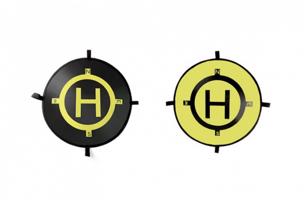 Přistávací plocha 55 cm (černá + žlutá) 1DJ8200