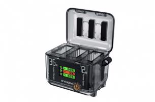 Rychloabíječka 3v1 s LCD displejem pro kameru DJI Action 5 Pro / DJ Osmo 360 1DJ8181